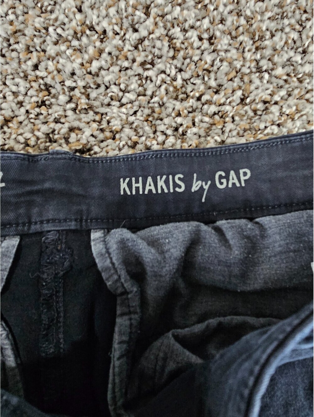Khakis by Gap Womens Sz 0 Super Skinny Moto Style Jeans Navy Blue Ankle Zip - Picture 4 of 5